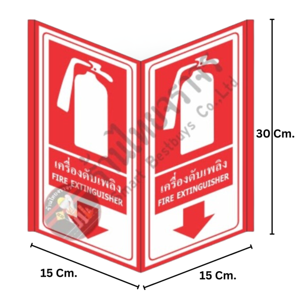 ป้ายเครื่องดับเพลิง