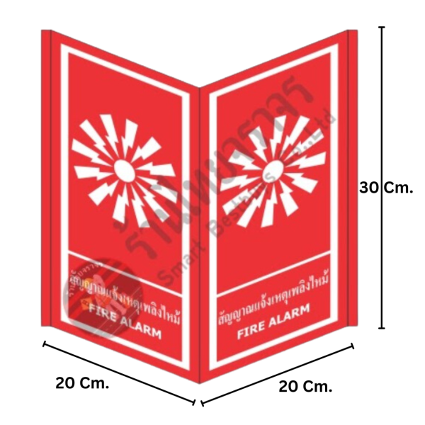 ป้ายสัญญาณแจ้งเหตุเพลิงไหม้