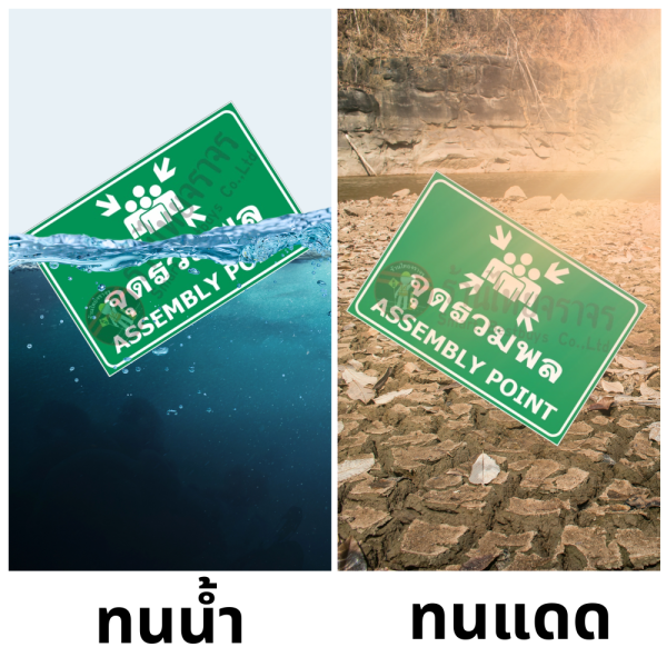 ป้ายจุดรวมพล