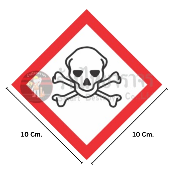 ป้ายสัญลักษณ์แสดงอันตรายสารเคมี ระบบ GHS