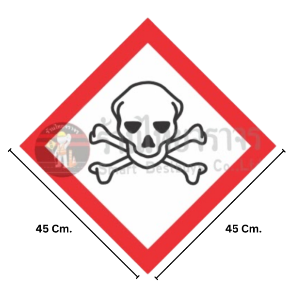 ป้ายสัญลักษณ์แสดงอันตรายสารเคมี ระบบ GHS