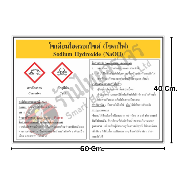 ป้ายสัญลักษณ์แสดงอันตรายสารเคมี ระบบ GHS