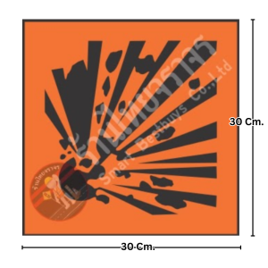 ป้ายสัญลักษณ์แสดงอันตรายสารเคมี